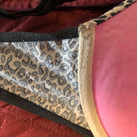 Cheetah Print PINK Bra 34C - Picture 4 of 5